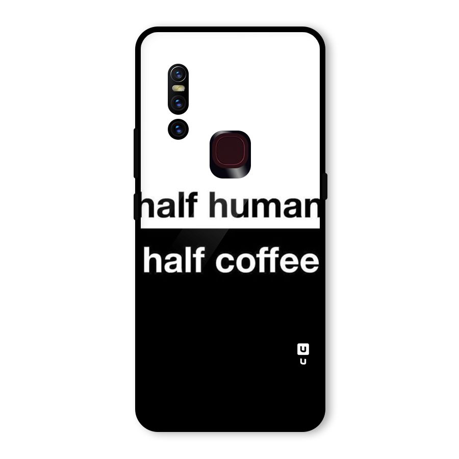 Half Human Half Coffee Glass Back Case for Vivo V15