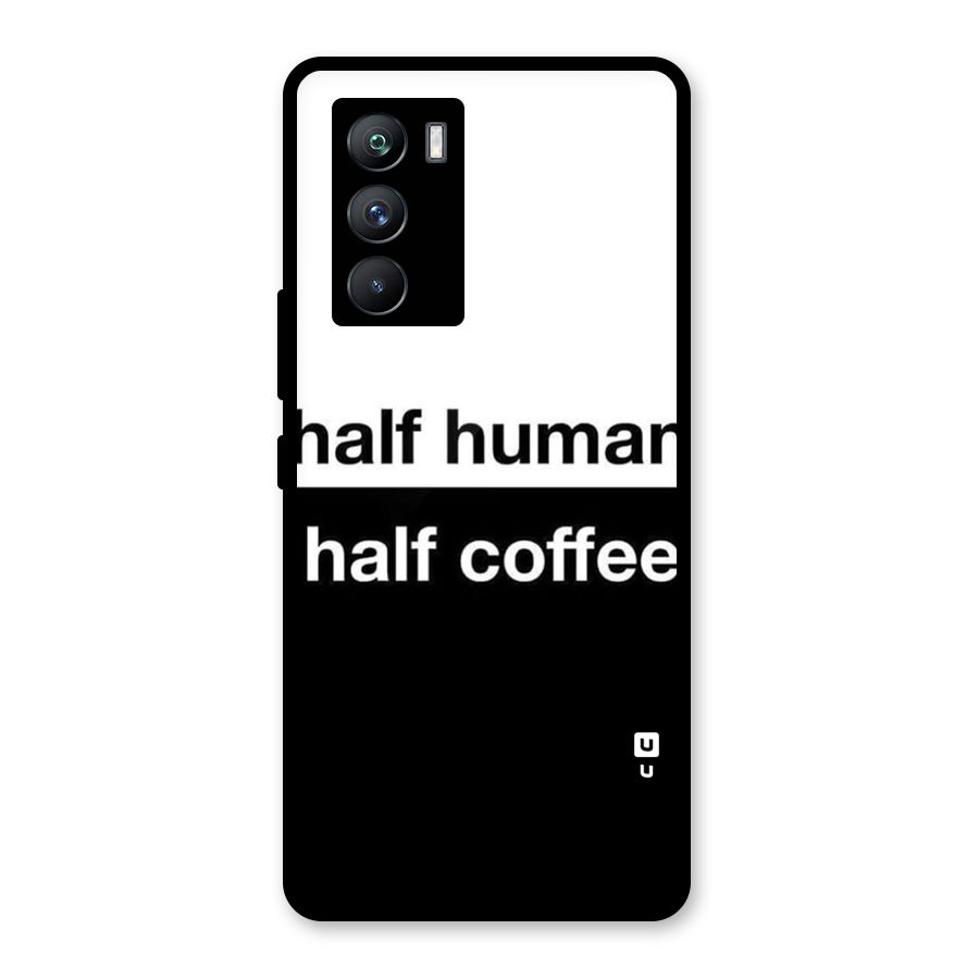 Half Human Half Coffee Glass Back Case for Vivo iQOO 9 SE