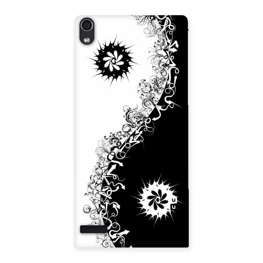 Half Peace Design Back Case for Ascend P6