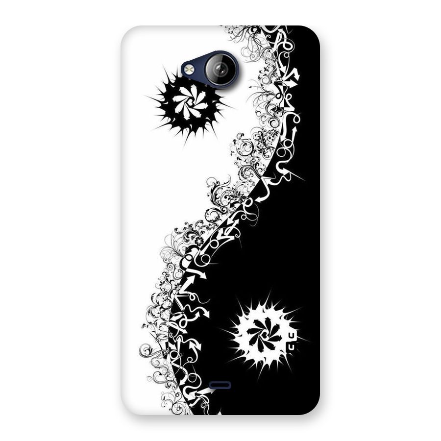 Half Peace Design Back Case for Canvas Play Q355