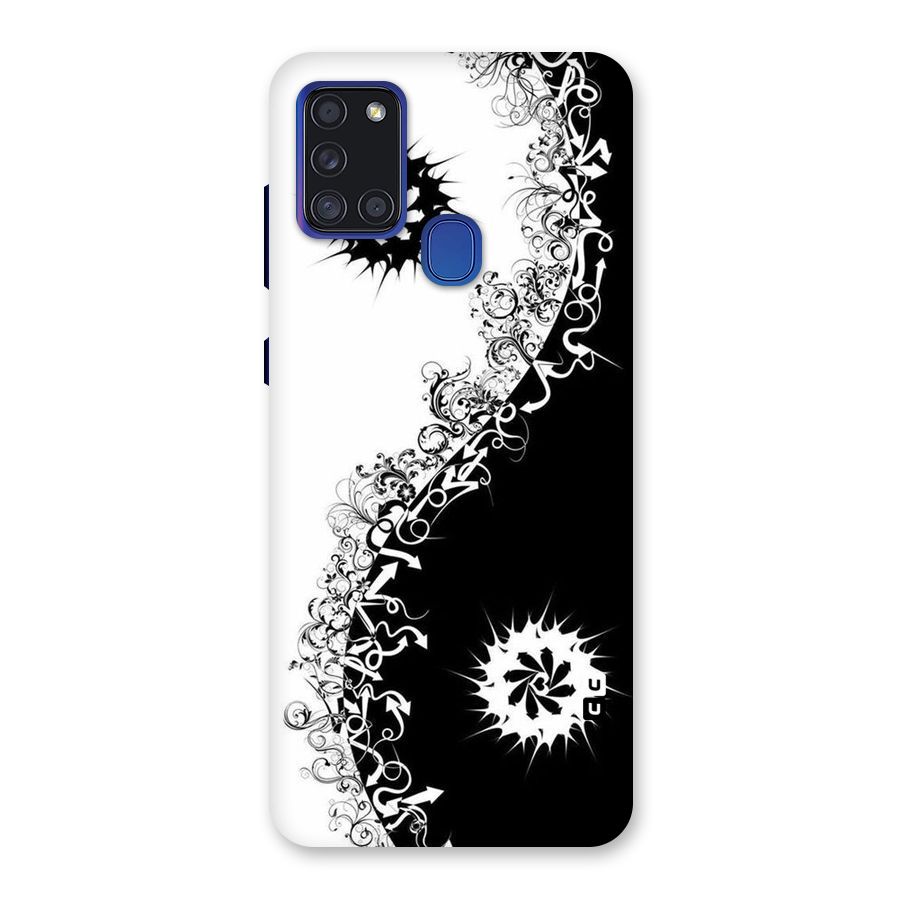Half Peace Design Back Case for Galaxy A21s