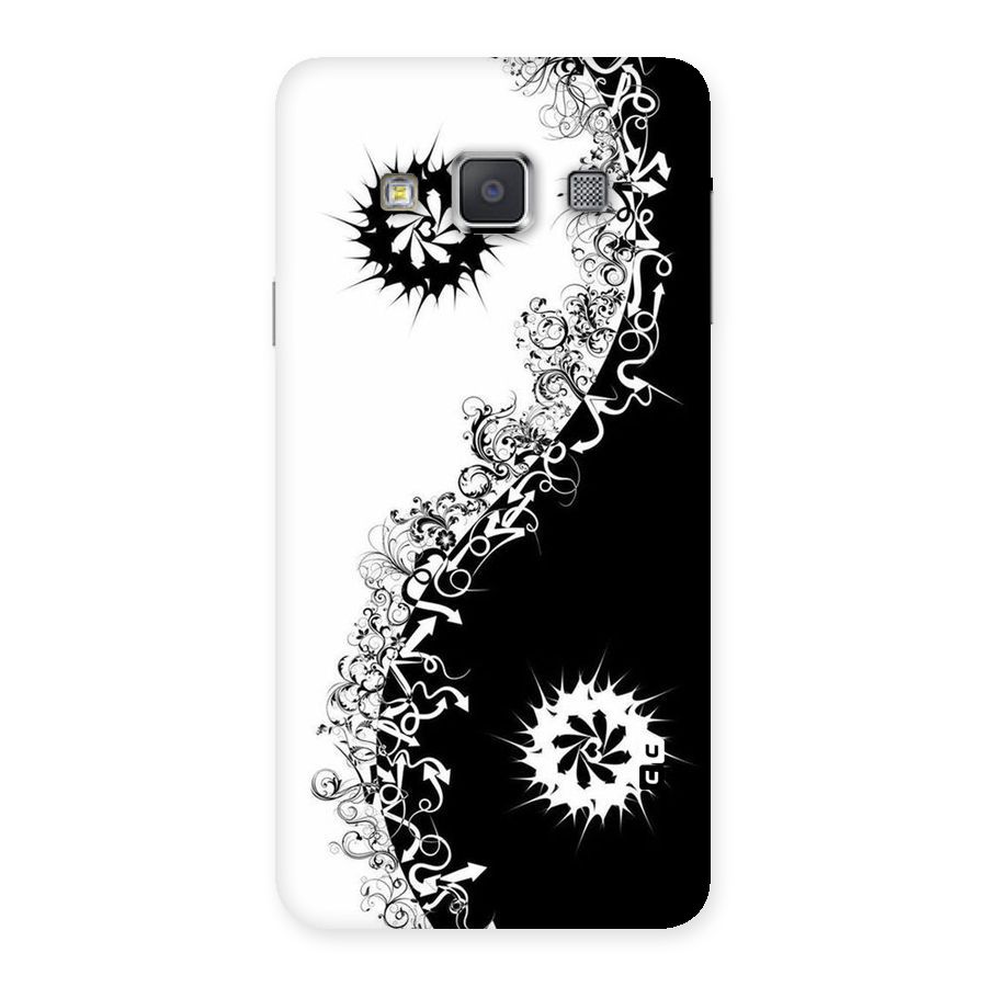 Half Peace Design Back Case for Galaxy A3