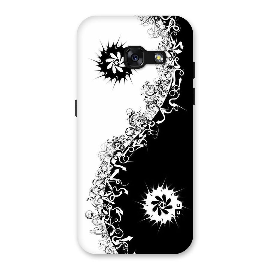 Half Peace Design Back Case for Galaxy A3 (2017)