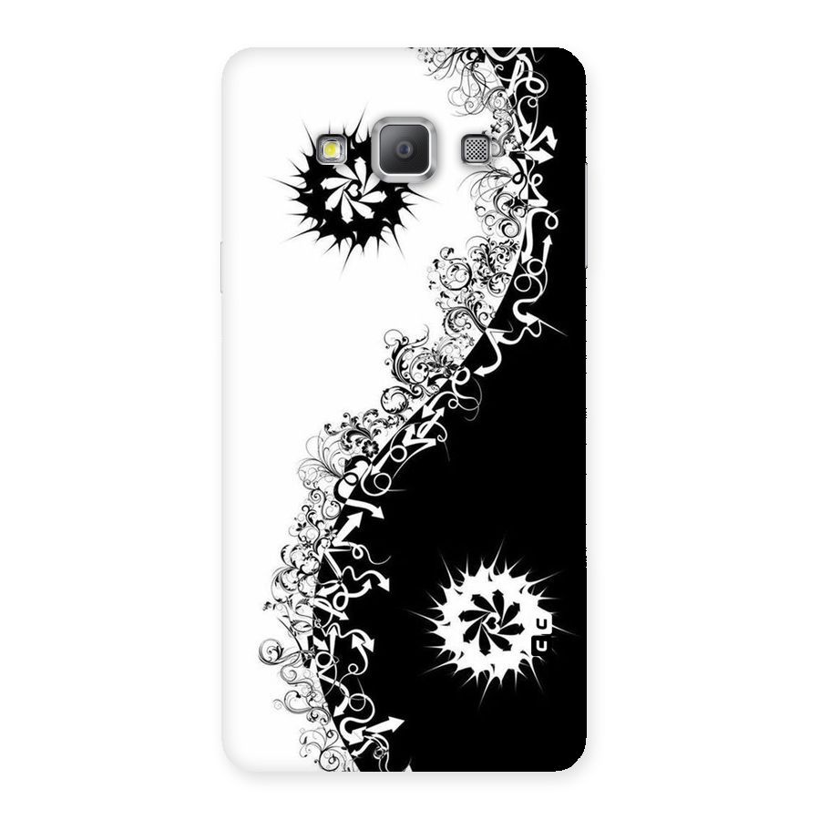 Half Peace Design Back Case for Galaxy A7