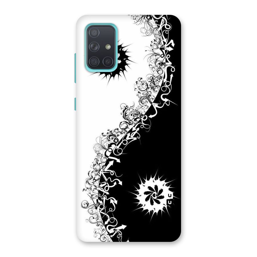 Half Peace Design Back Case for Galaxy A71