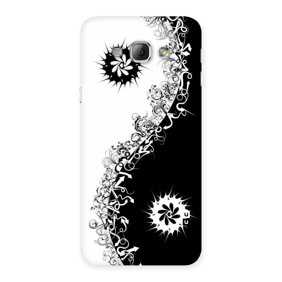 Half Peace Design Back Case for Galaxy A8