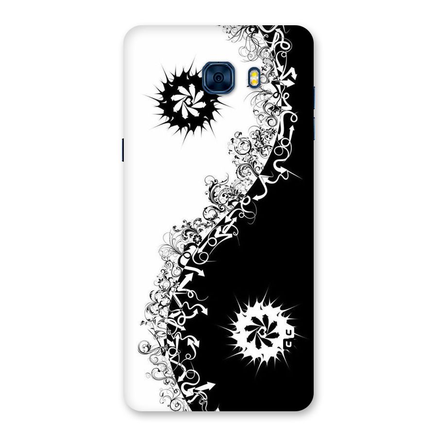 Half Peace Design Back Case for Galaxy C7 Pro
