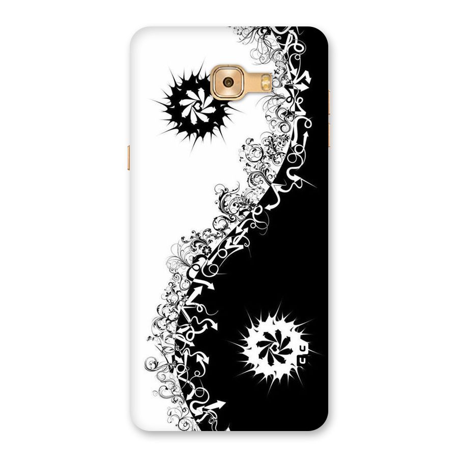 Half Peace Design Back Case for Galaxy C9 Pro