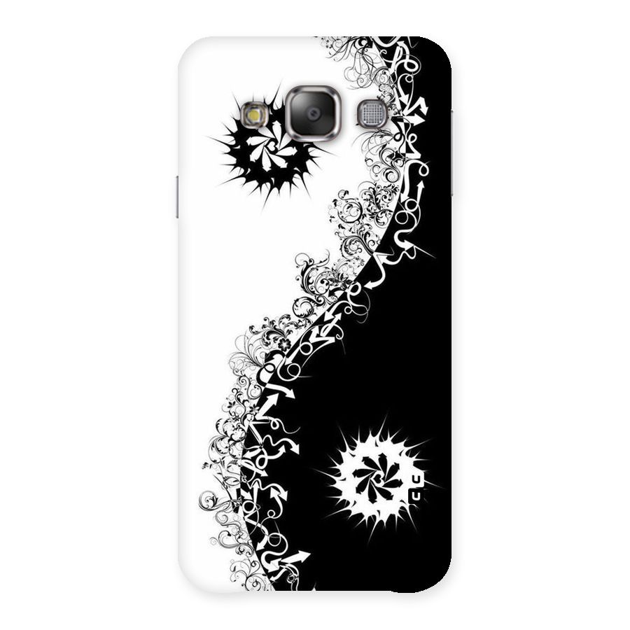 Half Peace Design Back Case for Galaxy E7