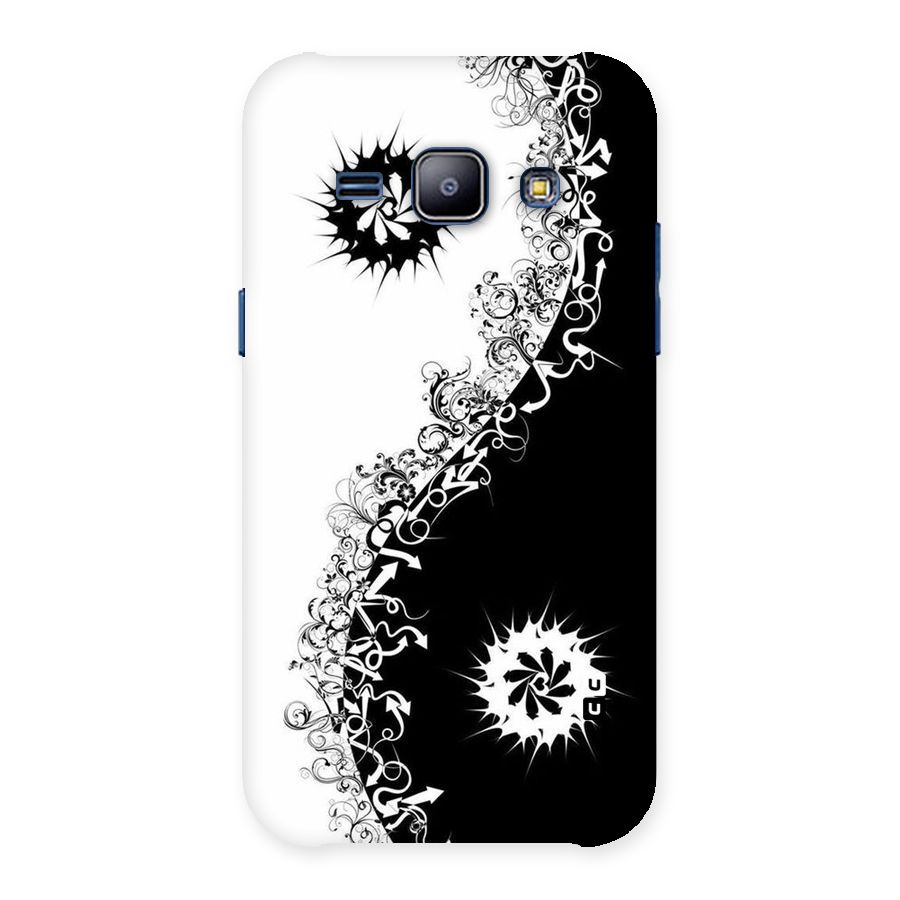 Half Peace Design Back Case for Galaxy J1