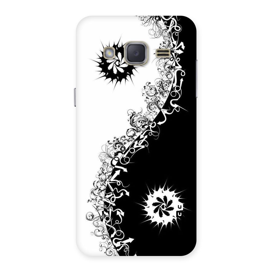 Half Peace Design Back Case for Galaxy J2