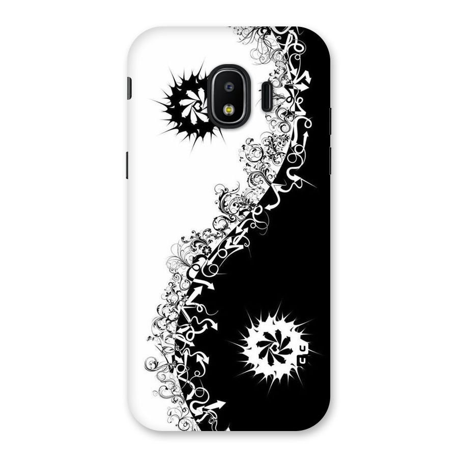Half Peace Design Back Case for Galaxy J2 Pro 2018