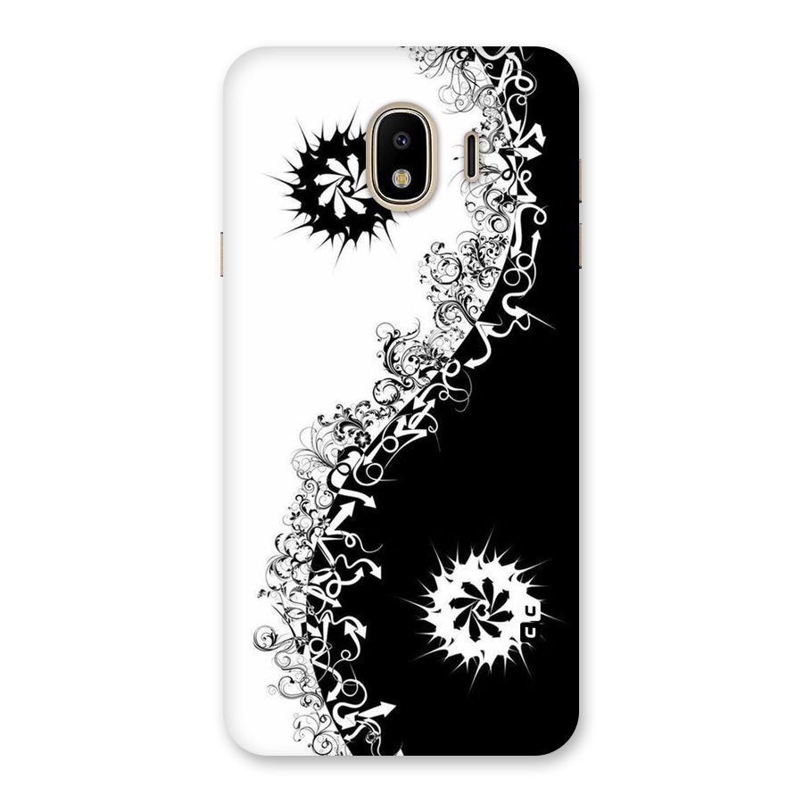 Half Peace Design Back Case for Galaxy J4