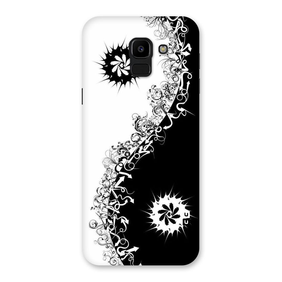 Half Peace Design Back Case for Galaxy J6