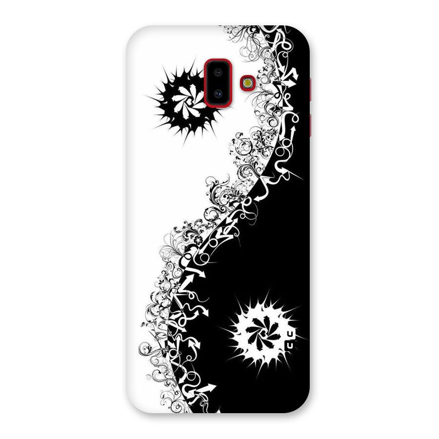 Half Peace Design Back Case for Galaxy J6 Plus