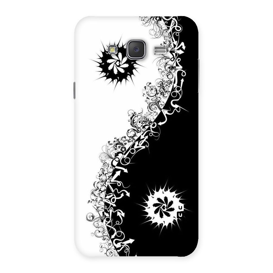 Half Peace Design Back Case for Galaxy J7