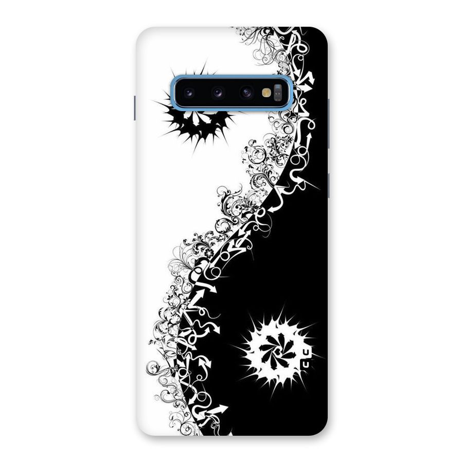 Half Peace Design Back Case for Galaxy S10 Plus