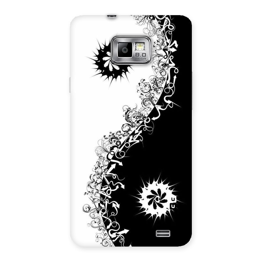 Half Peace Design Back Case for Galaxy S2