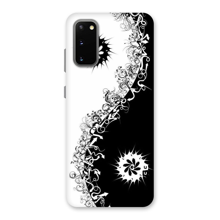 Half Peace Design Back Case for Galaxy S20