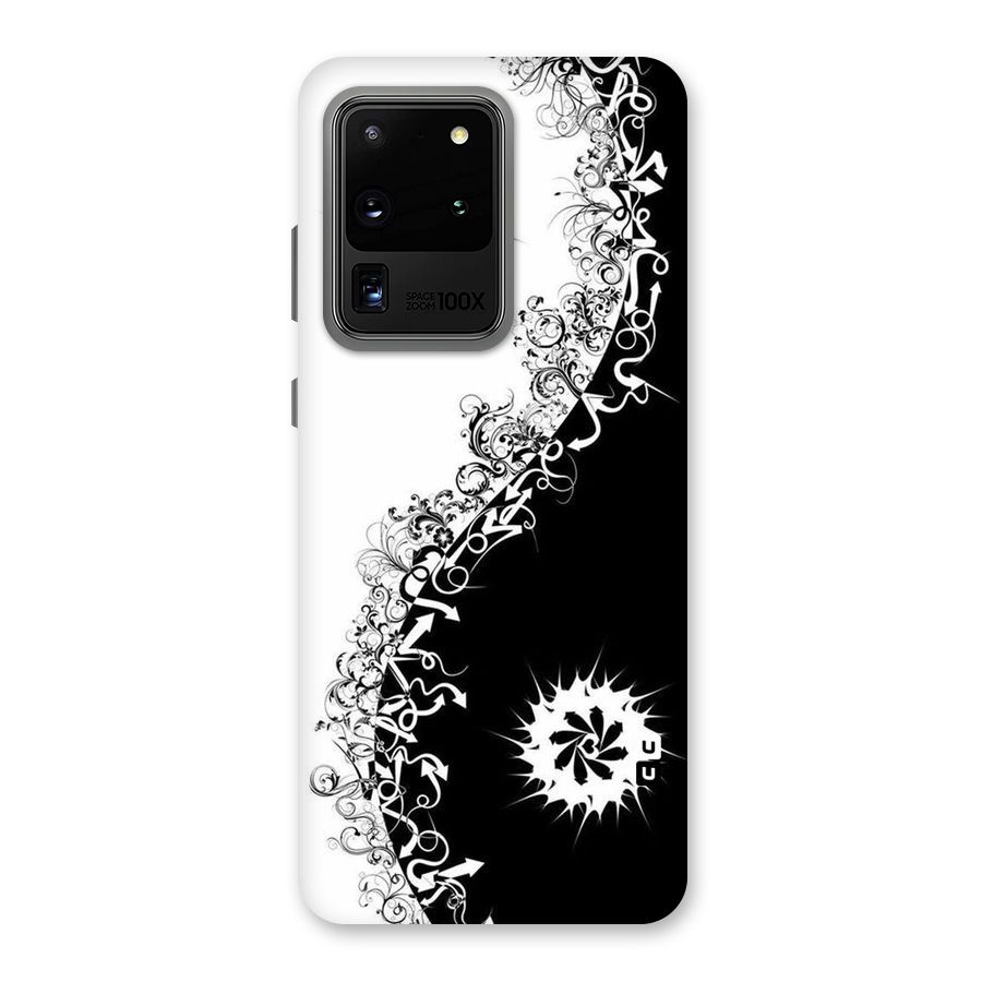 Half Peace Design Back Case for Galaxy S20 Ultra