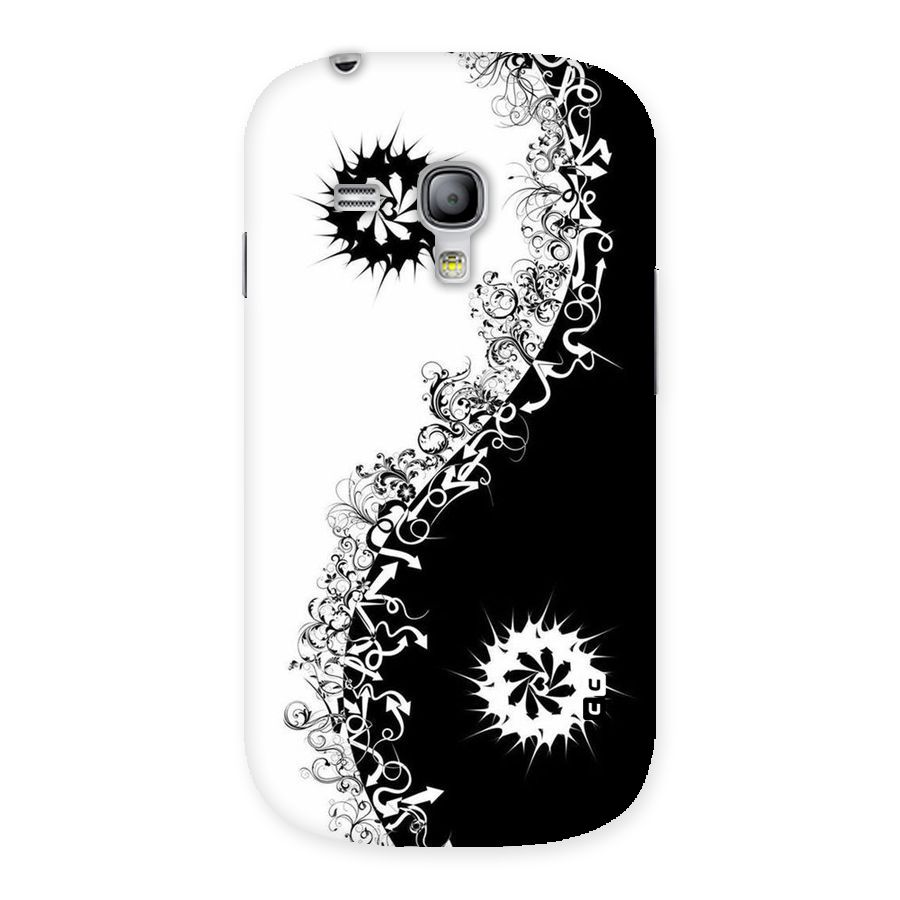 Half Peace Design Back Case for Galaxy S3 Mini