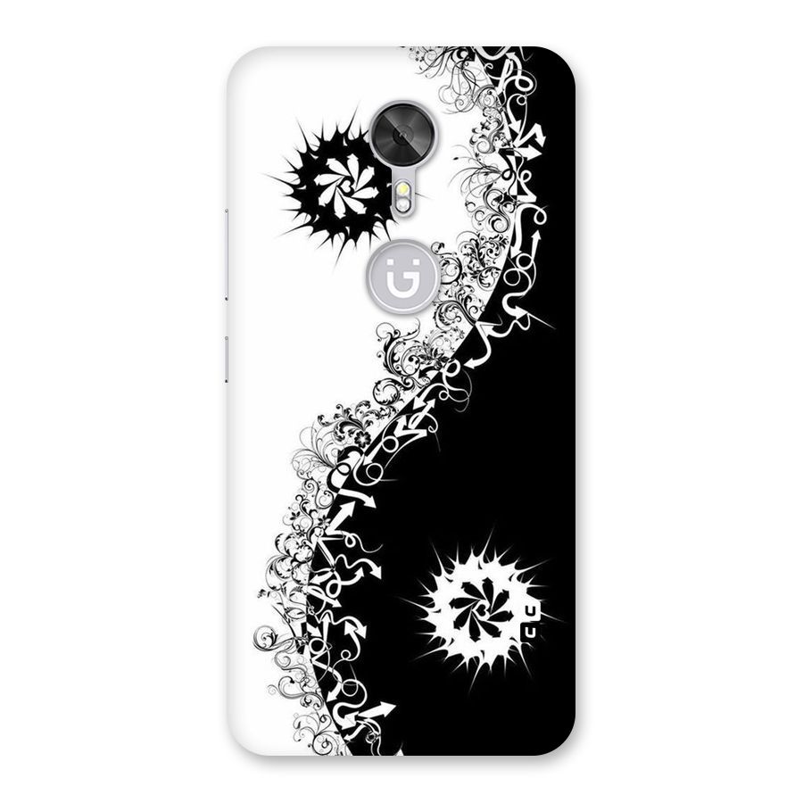 Half Peace Design Back Case for Gionee A1