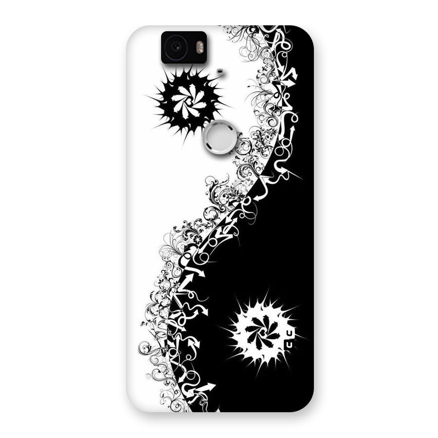 Half Peace Design Back Case for Google Nexus-6P