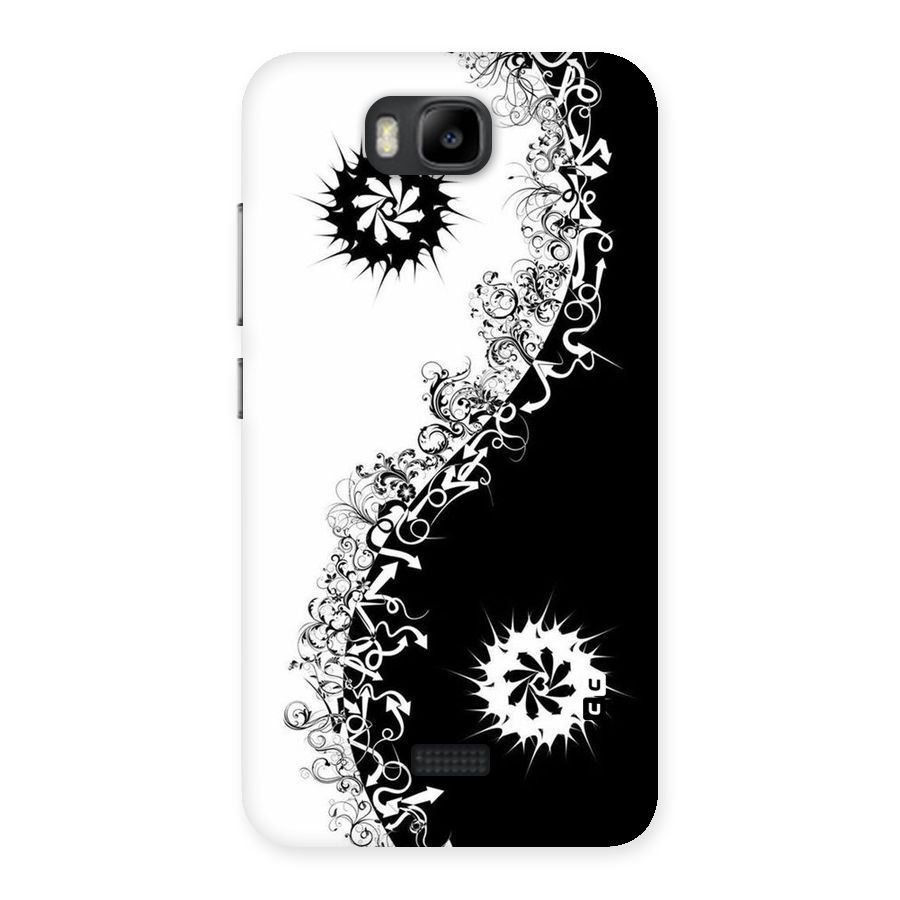 Half Peace Design Back Case for Honor Bee