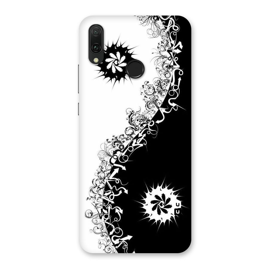 Half Peace Design Back Case for Huawei Y9 (2019)