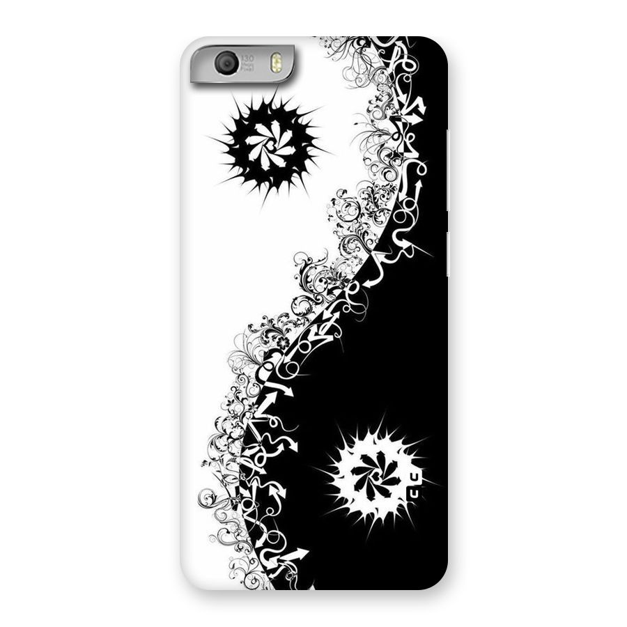 Half Peace Design Back Case for Micromax Canvas Knight 2