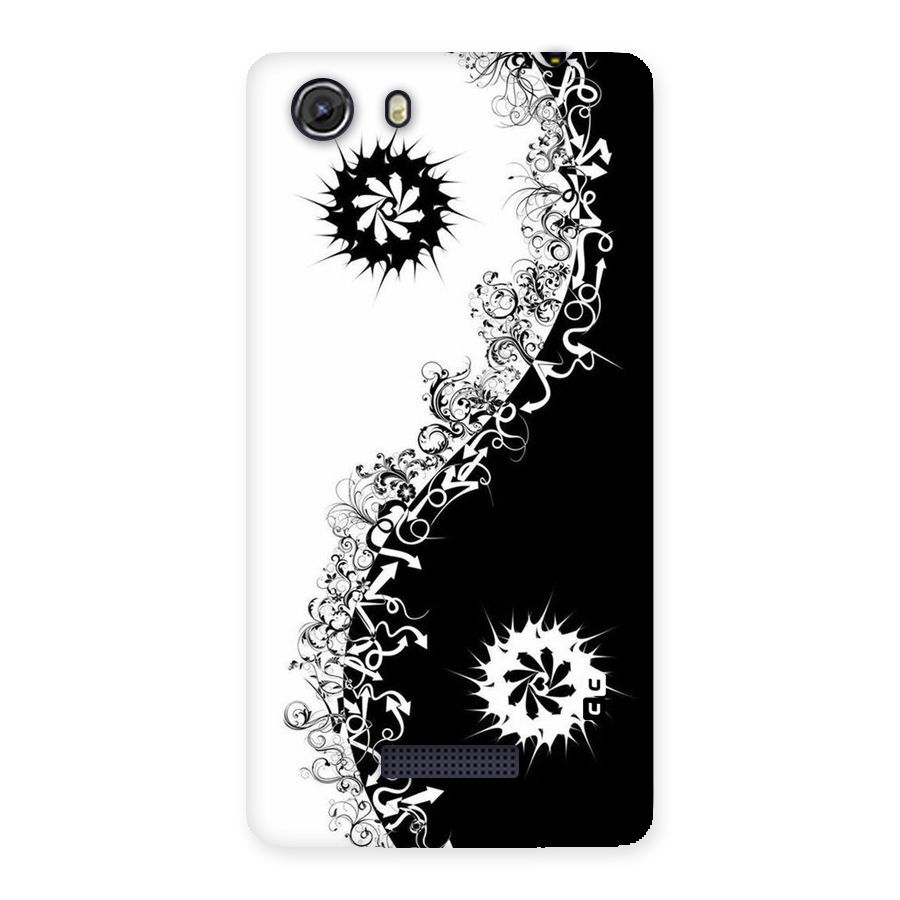 Half Peace Design Back Case for Micromax Unite 3