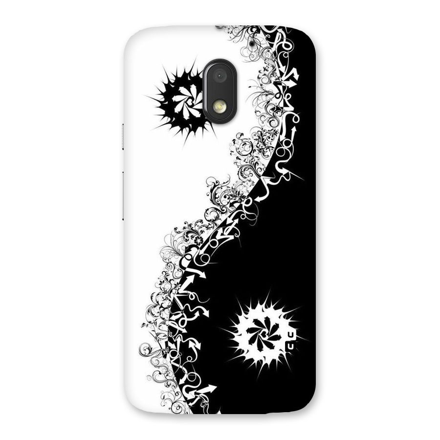 Half Peace Design Back Case for Moto E3 Power