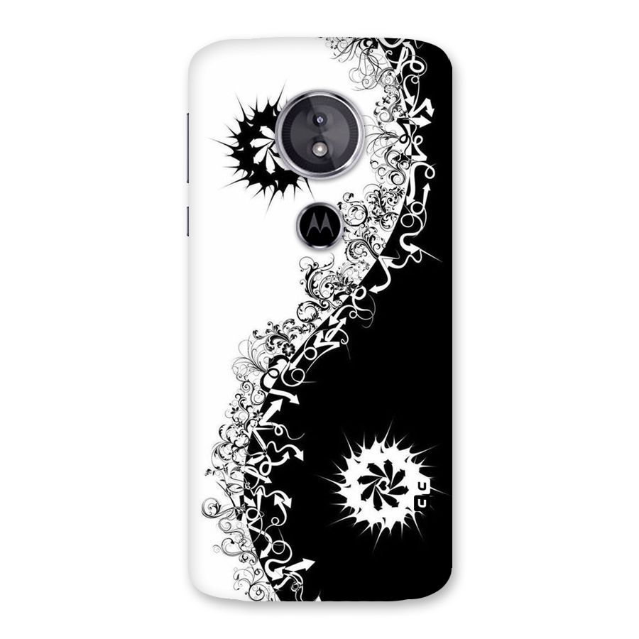 Half Peace Design Back Case for Moto E5