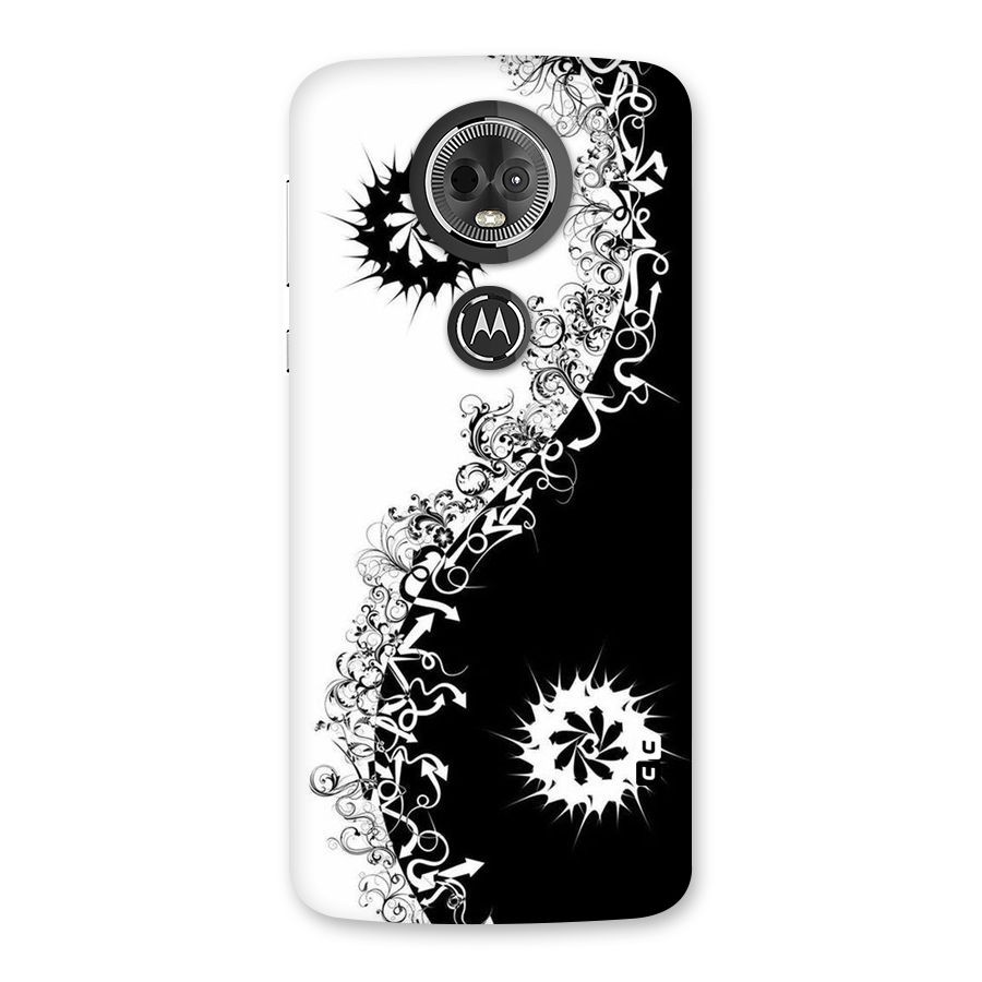 Half Peace Design Back Case for Moto E5 Plus