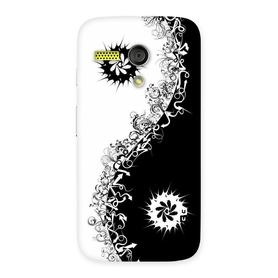 Half Peace Design Back Case for Moto G