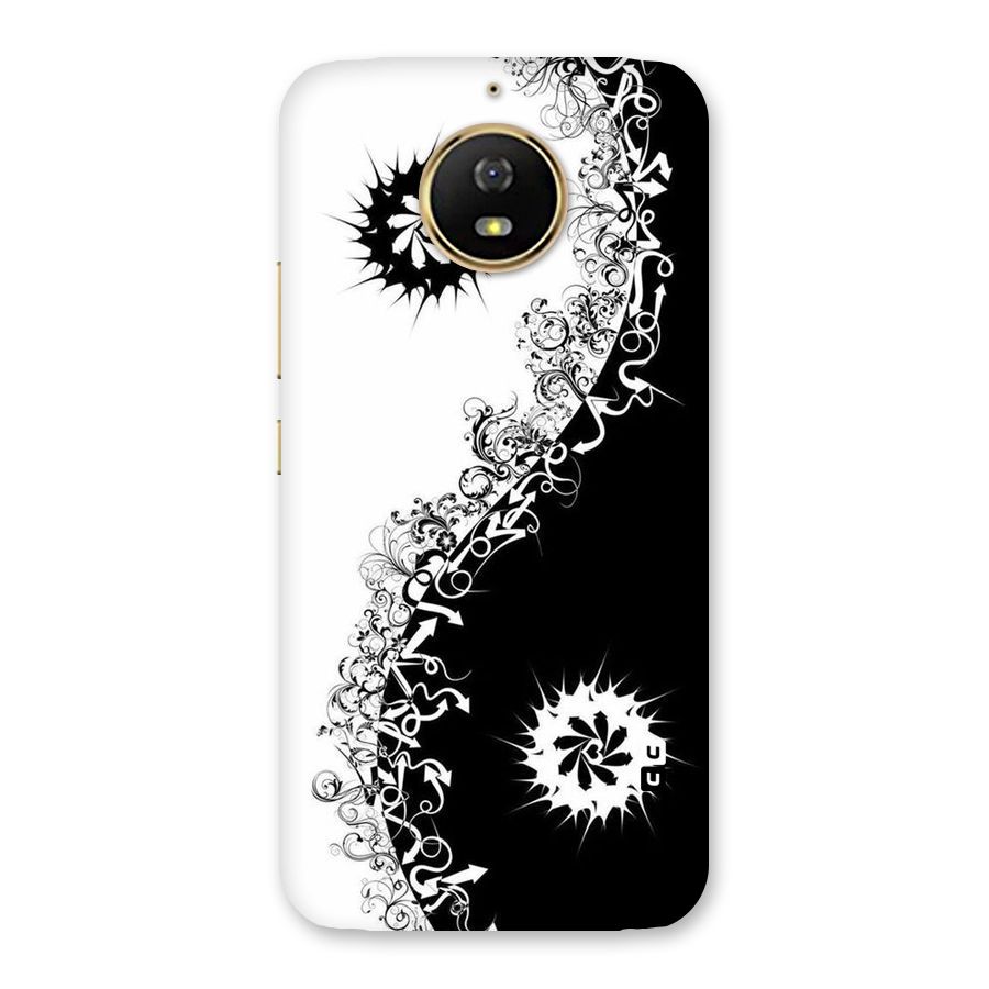 Half Peace Design Back Case for Moto G5s