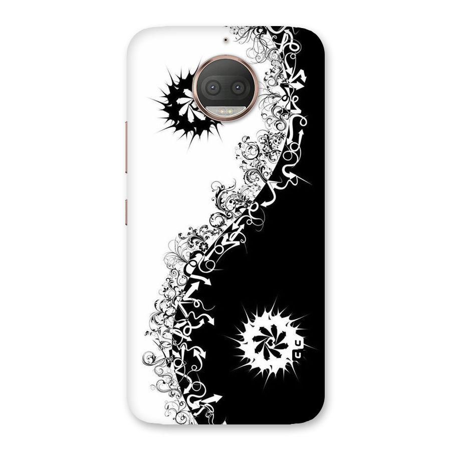 Half Peace Design Back Case for Moto G5s Plus