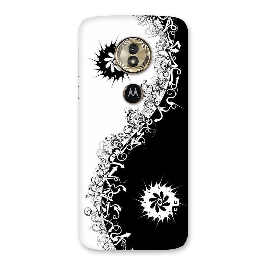 Half Peace Design Back Case for Moto G6 Play