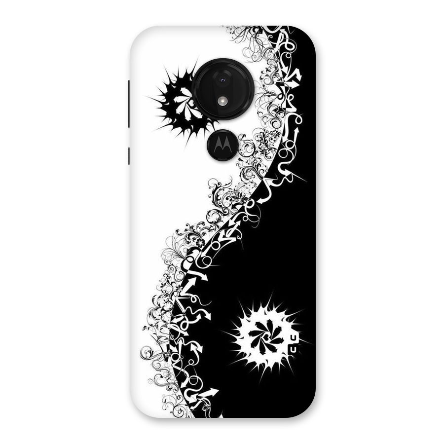Half Peace Design Back Case for Moto G7 Power