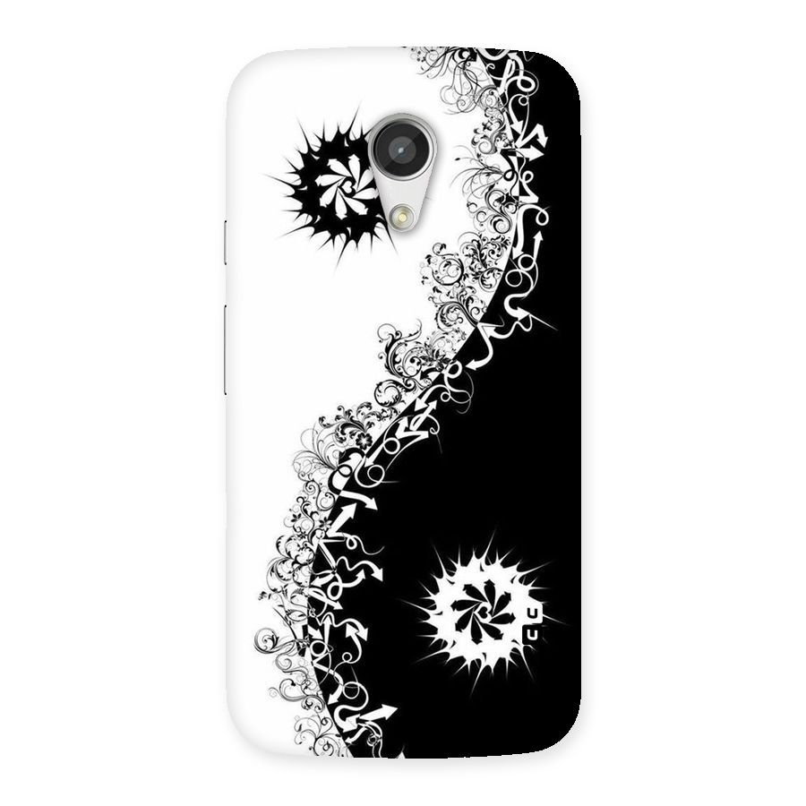 Half Peace Design Back Case for Moto G 2nd Gen