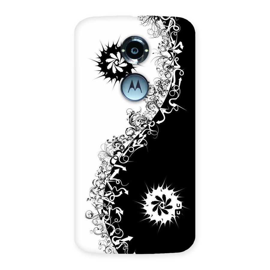 Half Peace Design Back Case for Moto X 2nd Gen