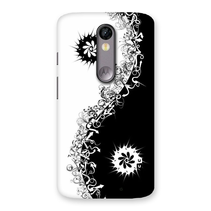 Half Peace Design Back Case for Moto X Force
