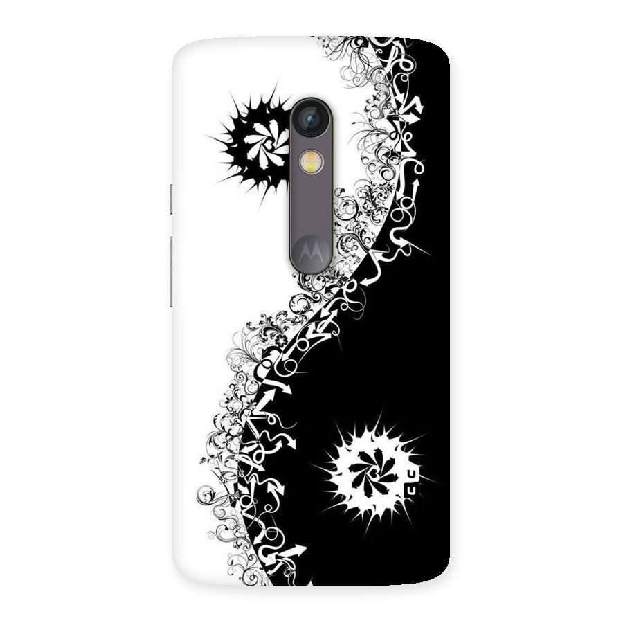 Half Peace Design Back Case for Moto X Play