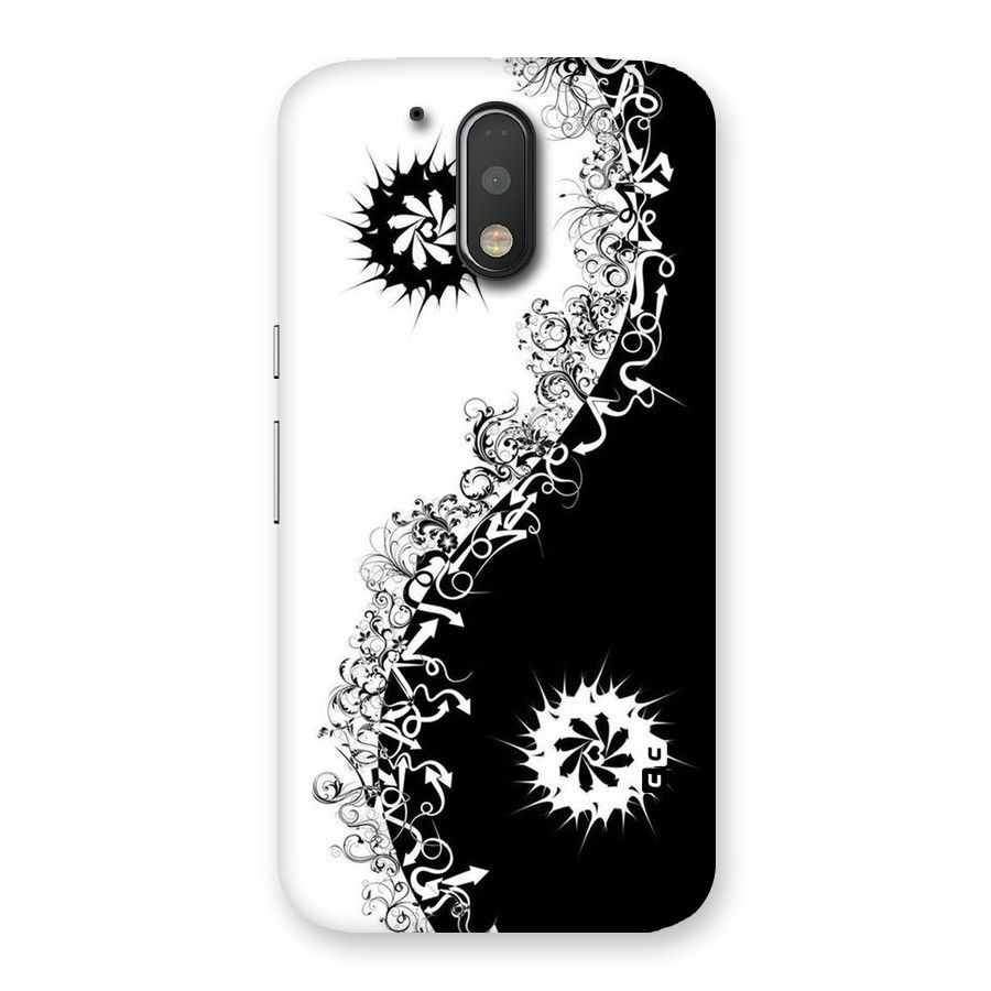 Half Peace Design Back Case for Motorola Moto G4