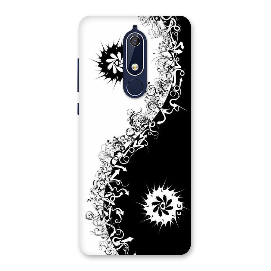Half Peace Design Back Case for Nokia 5.1