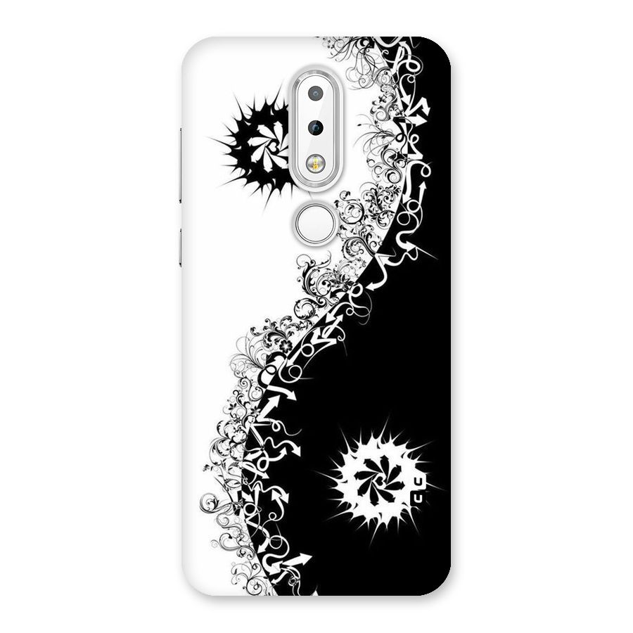 Half Peace Design Back Case for Nokia 6.1 Plus