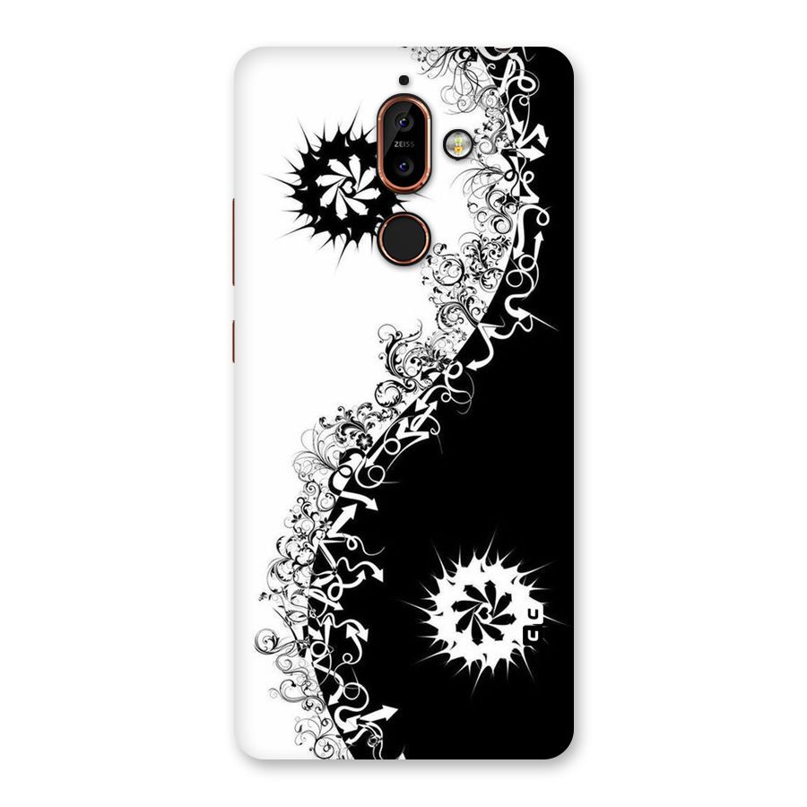 Half Peace Design Back Case for Nokia 7 Plus