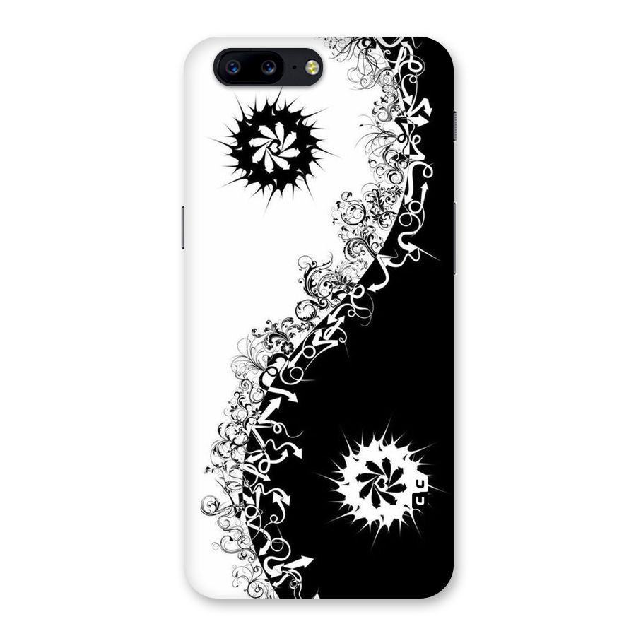 Half Peace Design Back Case for OnePlus 5