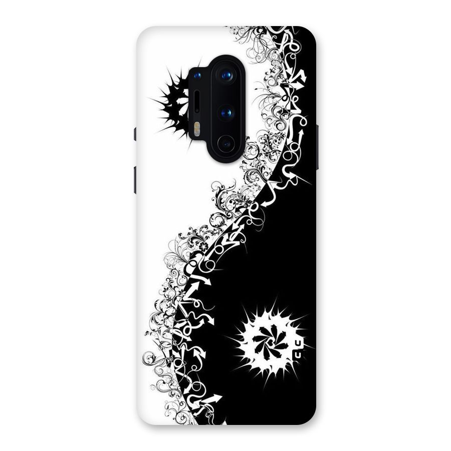 Half Peace Design Back Case for OnePlus 8 Pro