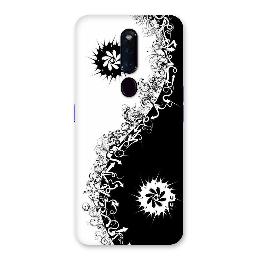 Half Peace Design Back Case for Oppo F11 Pro